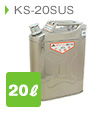 KBガソリン携行缶 20L ステンレス KS-20SUS