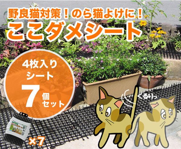 野良猫対策！のら猫よけに！ここダメシート