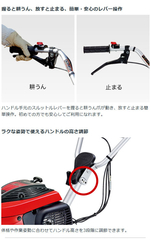 ホンダ エンジン式 耕運機 こまめ F220 K2 JAST (ニュースターローター