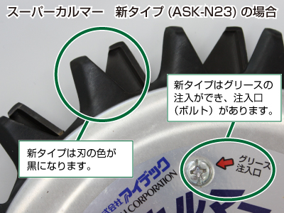 スーパーカルマー新タイプ(ASK-V23、ASK-N23、ASK-AJ23、ASK-R23)