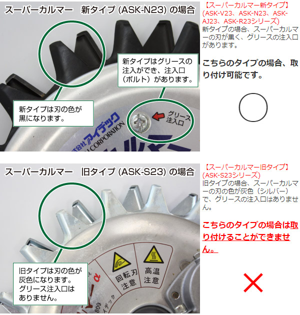 IDECH アイデック スーパーカルマーPRO 標準刃仕様 刈払機アタッチメント ASK-R23（新ASK-V23） - 34