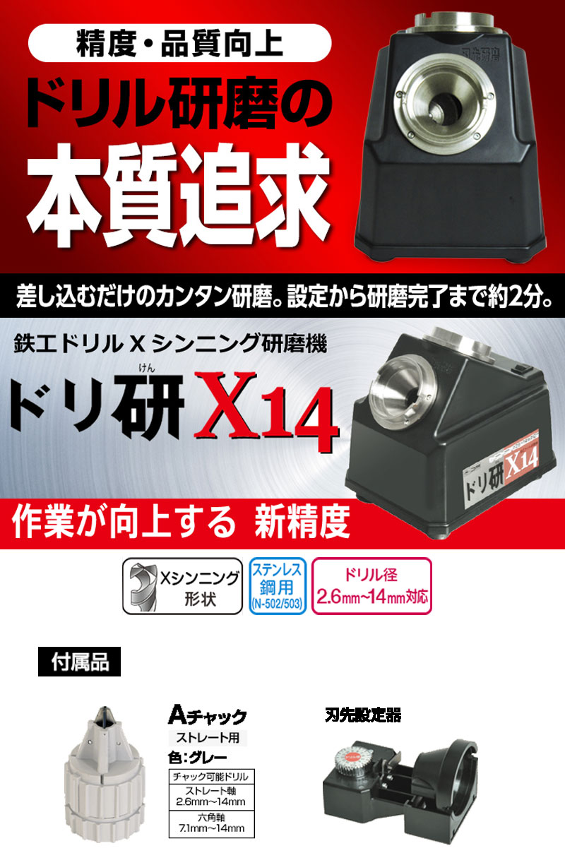 ニシガキ ドリ研X14ステンA型 N-502
