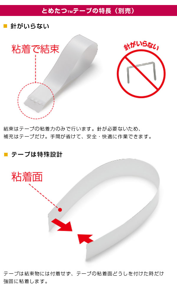 ニチバン 誘引結束機 とめたつ ライト TMA100LT [カラー:山吹色] 買援隊(かいえんたい)