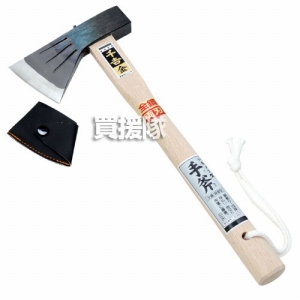 千吉金・いちょう型手斧全鋼・サツマガタ・園芸道具・鉈・斧・DIYツールの画像